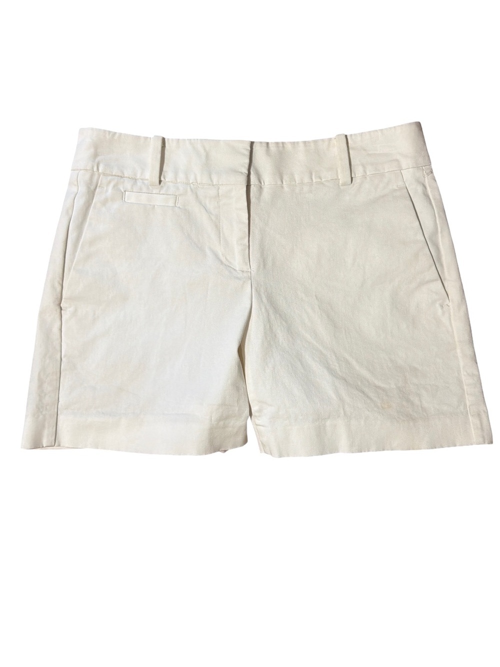 Ann Taylor White Tailored Bermuda Shorts Size 0